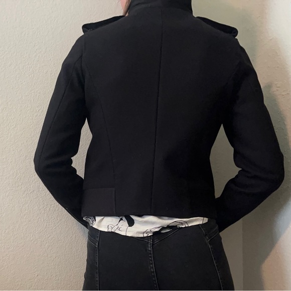 Rag & Bone March Military Virgin Wool Crop Jacket - Picture 11 of 14